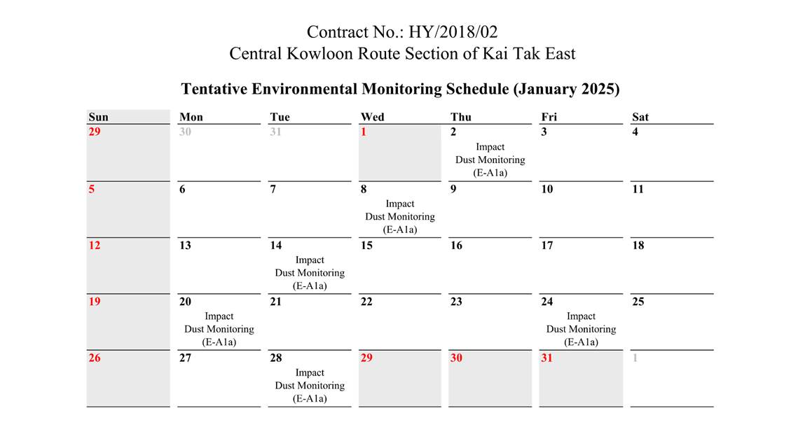 A calendar with numbers and a few red and black text
Description automatically generated with medium confidence